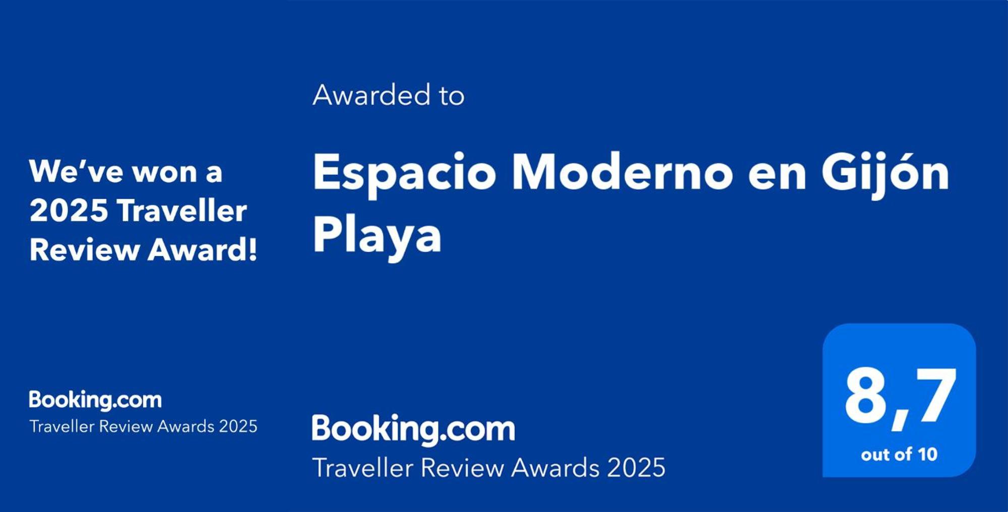 Espacio Moderno En Gijon Playa エクステリア 写真